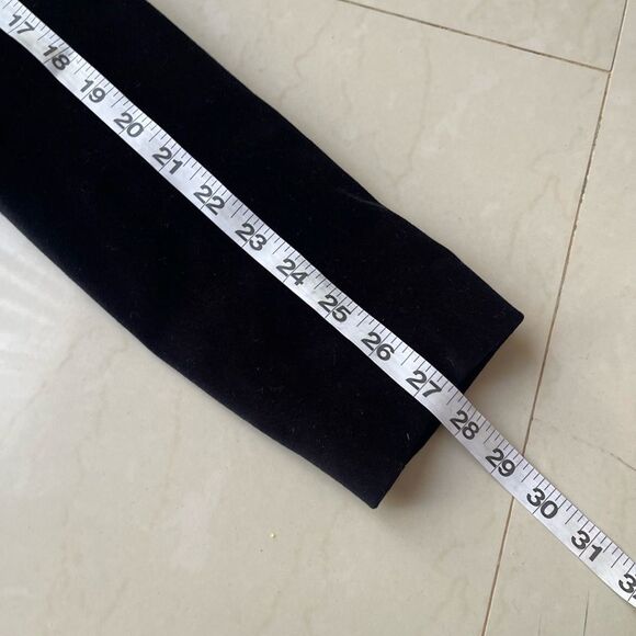 Ann Taylor Black Velvet Blazer Jacket Hook Closure Size 2 - Picture 10 of 12